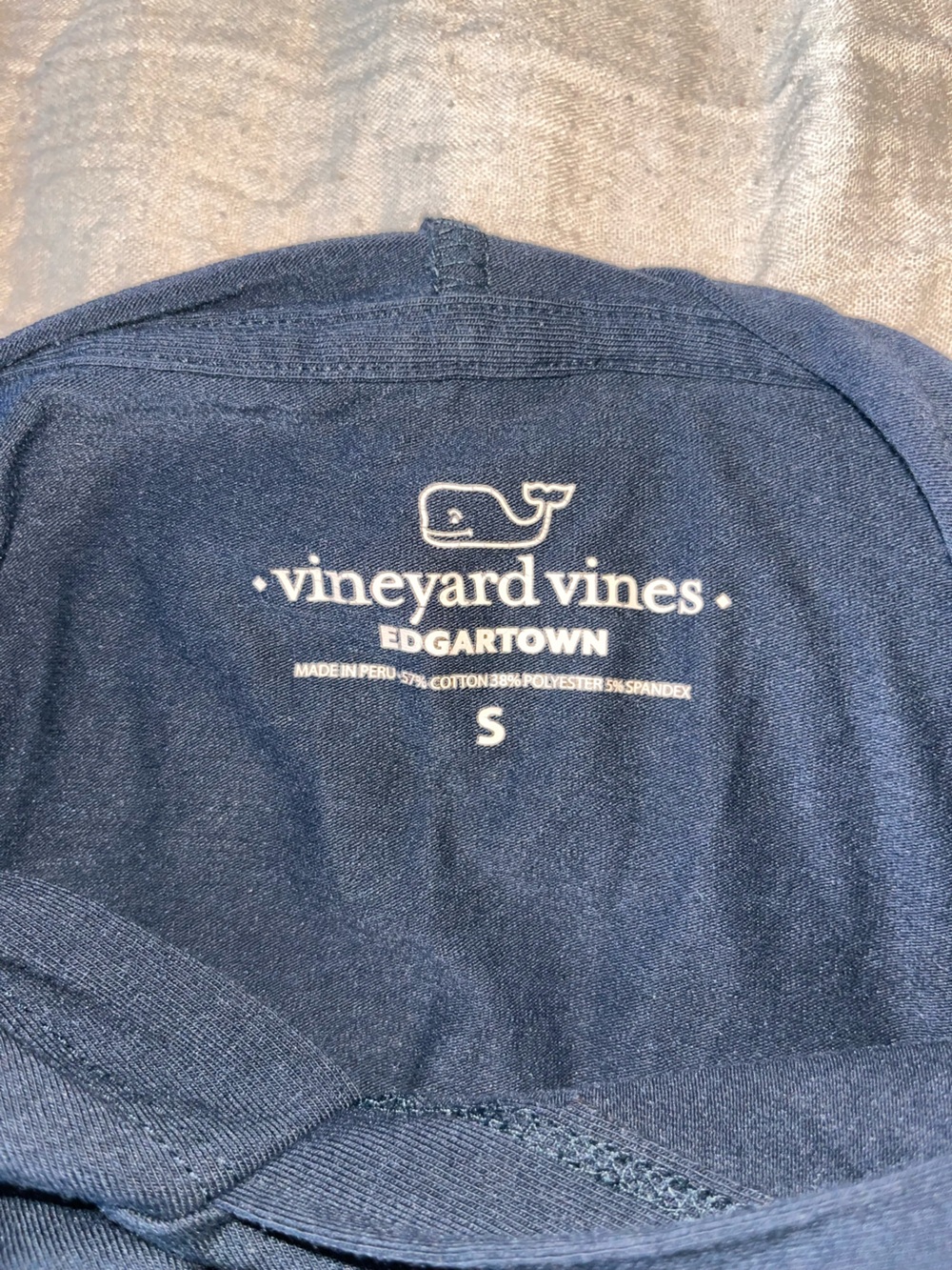 Vineyard Vines Navy Blue Men's Long-Sleeve Shirt with Hood, Size Small - Picture 1 of 4